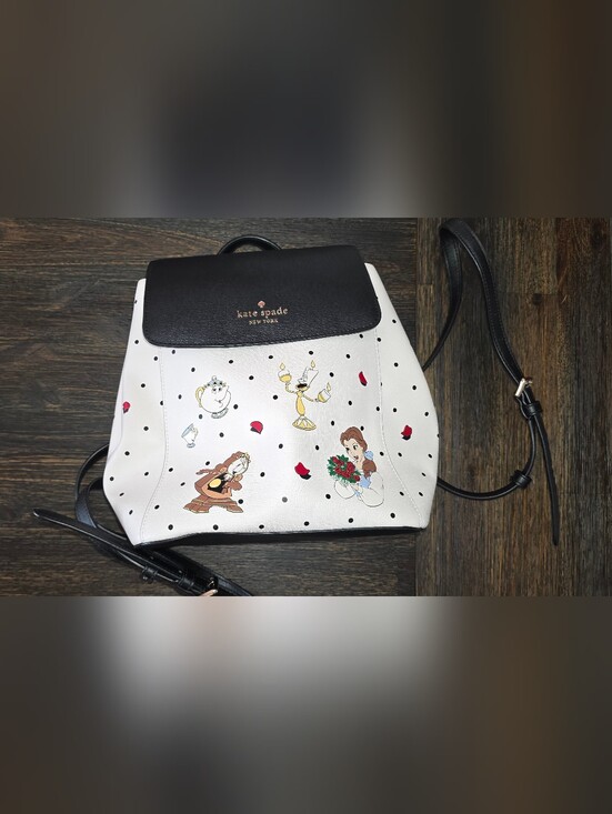 kate spade Handbags - Disney x Kate Spade New York Beauty and the Beast Flap Backpack (Style No. KE566